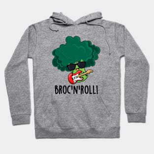 Brock And Roll Cute Veggie Broccoli Pun Hoodie